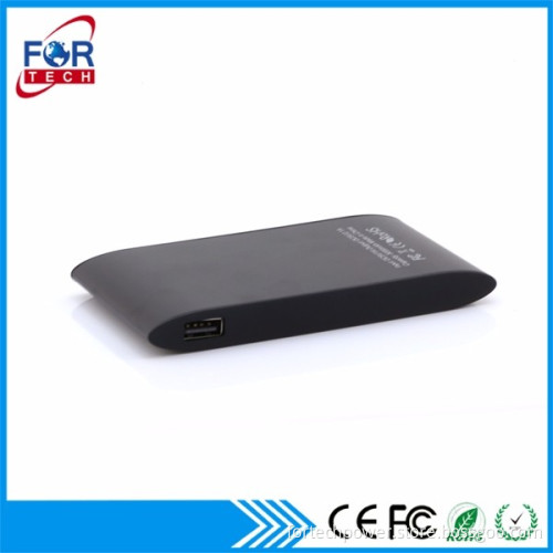 Elegant In Style Portable Free Energy Phone Charger 5000mah Slim for Ipod,Nokia,Samsung
